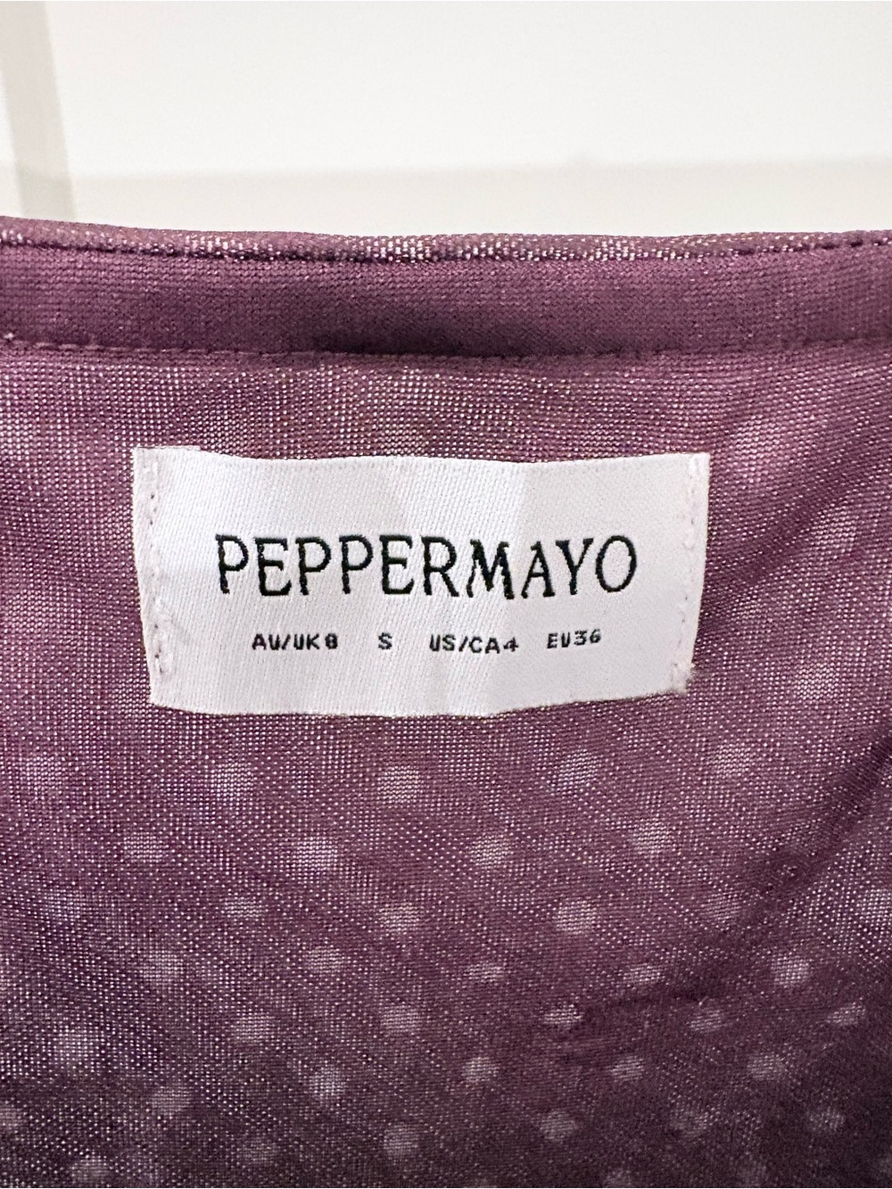 Peppermayo Purple Polka Dot Skirt Set - Picture 9 of 9